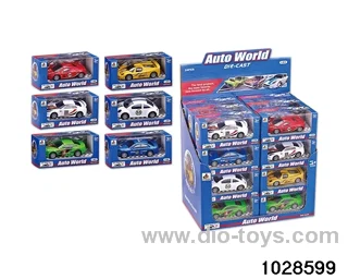 1:43 alloy return car in display box