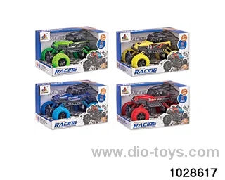 Alloy double pull-back car in color box