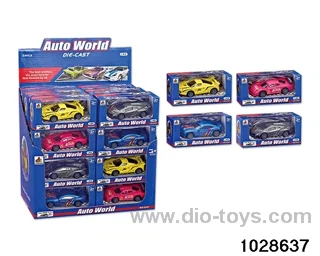1:43 alloy return car in display box