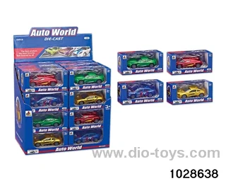 1:43 alloy return car in display box