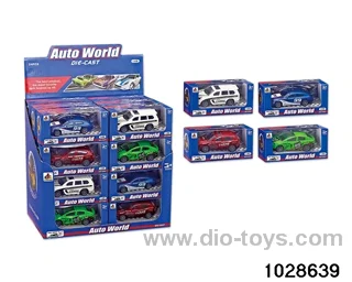 1:43 alloy return car in display box