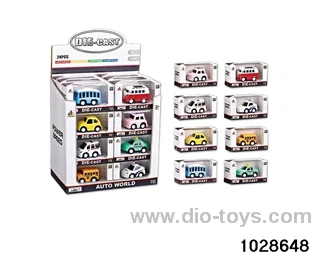 Alloy Pull Back Mini Car in display box
