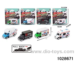 1:87 alloy back to the car in Blister card