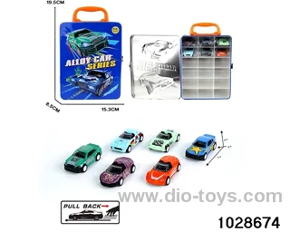 Alloy Rollback Suitcase in 6pcs box
