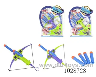 Soft shot bow 2color mixed loading in clam shell