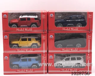1:36 pull back alloy car  in window  box