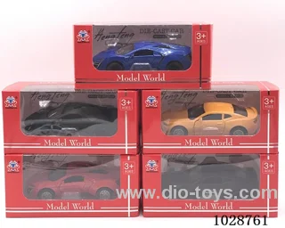1:36 pull back alloy car  in window  box