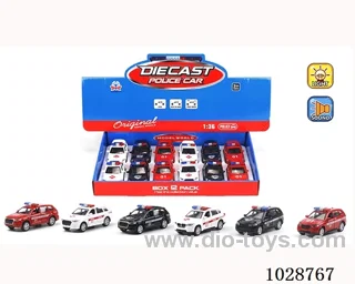 1:36 pull back alloy car with light &music in display box
