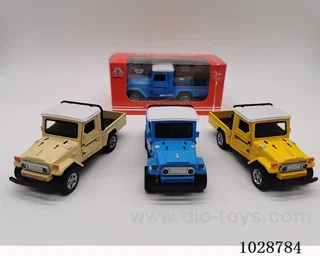 1:32 pull back alloy car with sound&light&music  in window box