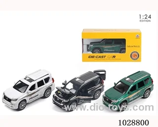1:24 pull back alloy car with sound&light in window box