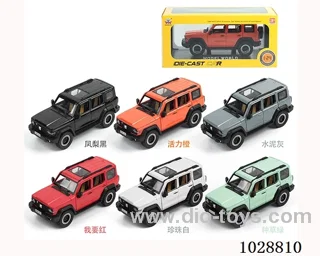1:24pull back alloy car with sound&light in window box