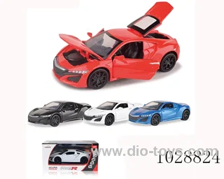 1:32Genuine licensed Honda Acura NSX  Genuine licensed Honda Acura NSX  pull back alloy car with 4-door,3-sound&light in window box