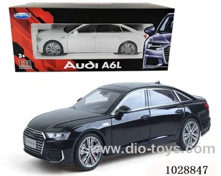 1:18 Audi A6 sound light Regi 6 open door authorized car