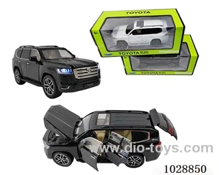1:24 Toyota Land Patrol sound light back 6 open door authorized car