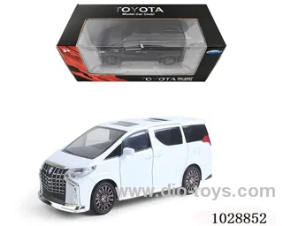 1:24 Toyota Elfa sound light Pull-back 6 doors authorized car