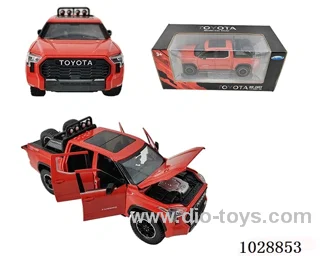 1:24 Toyota Road sound light Regi 6 open door authorized car