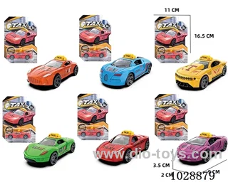 1:60 pull back alloy car 6 sets mixed loading in blister card