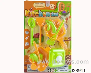 Kitchen set in blister card