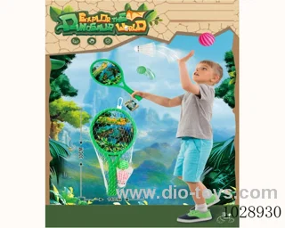 racket in With card head in net bag