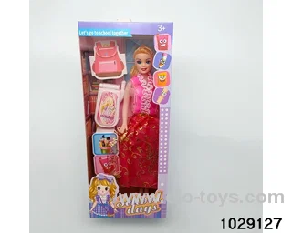 11.5 inch doll in window box