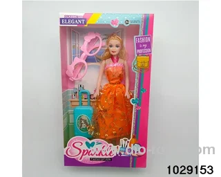 11.5 inch doll in window box