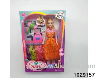 11.5 inch doll in window box