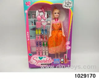 11.5 inch doll in window box