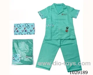 Veterinarian short sleeve 2color mixed loading in opp bag