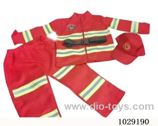 4pcs Fire suit for children in opp bag