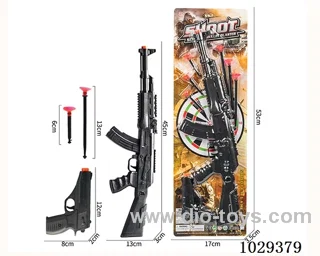 Soft bullet gun set in blister card