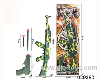 Soft bullet gun set in blister card