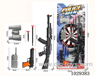 Soft bullet gun set in blister card