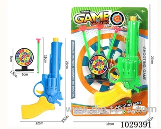 Soft bullet gun set in blister card