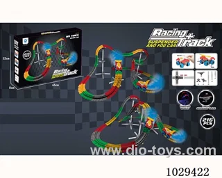Spray car & variable track with Light stand in color box