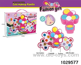 make-up toys in window box