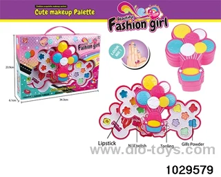 make-up toys in window box