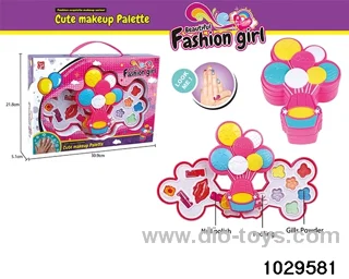 make-up toys in window box