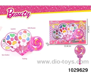 make-up toys in window box