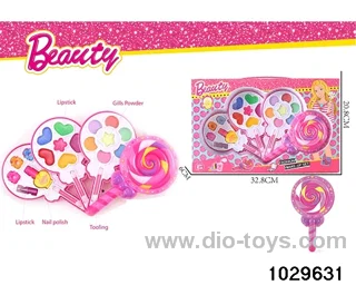 make-up toys in window box