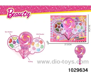 make-up toys in window box