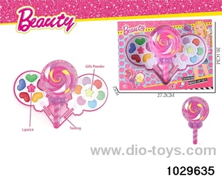 make-up toys in window box