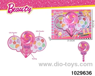 make-up toys in window box