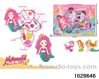 make-up toys in window box