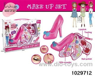 make-up toys in window box