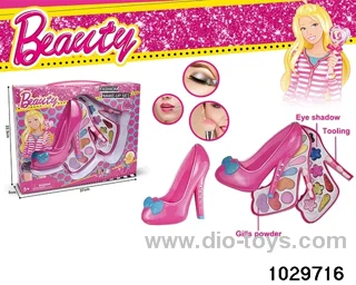 make-up toys in window box