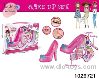 make-up toys in window box