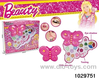 make-up toys in window box