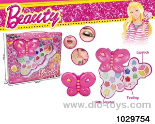 make-up toys in window box