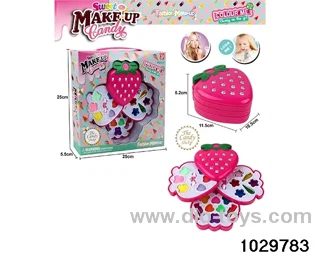 make-up toys in window box