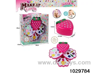 make-up toys in window box